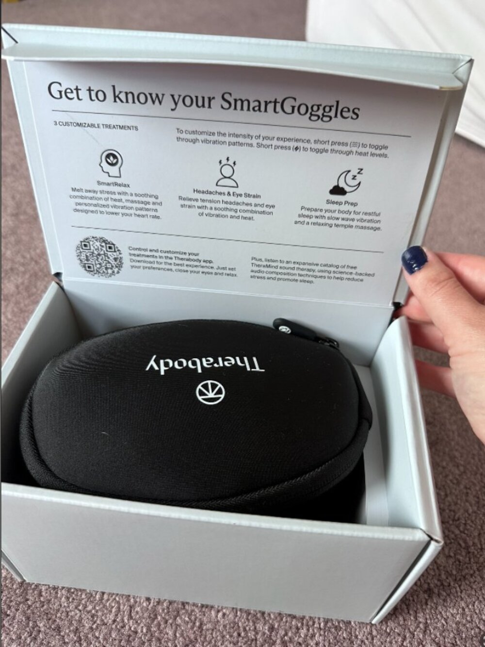 NIB Therabody SmartGoggles Gen 2